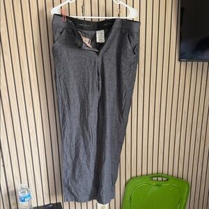 Early 2000s Lee Sinfully Soft Charcoal Gray Dress Pants